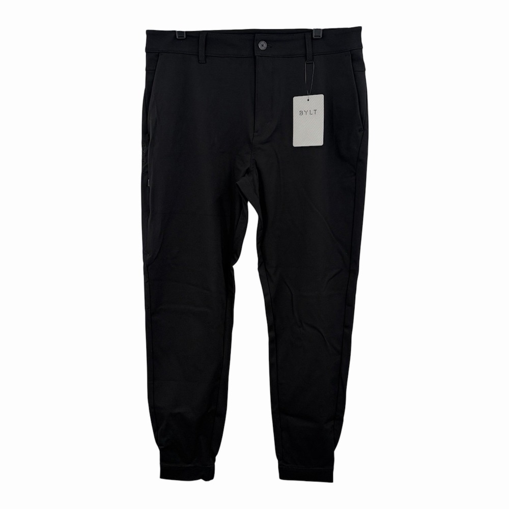 BYLT Premium Basics Everyday Jogger Pants Men's Size 34 Black Athleisure